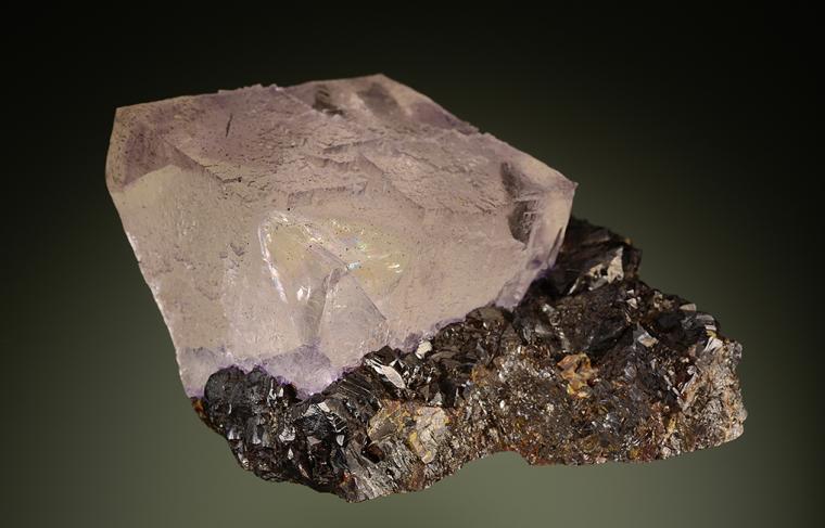 FLUORITE on SPHALERITE